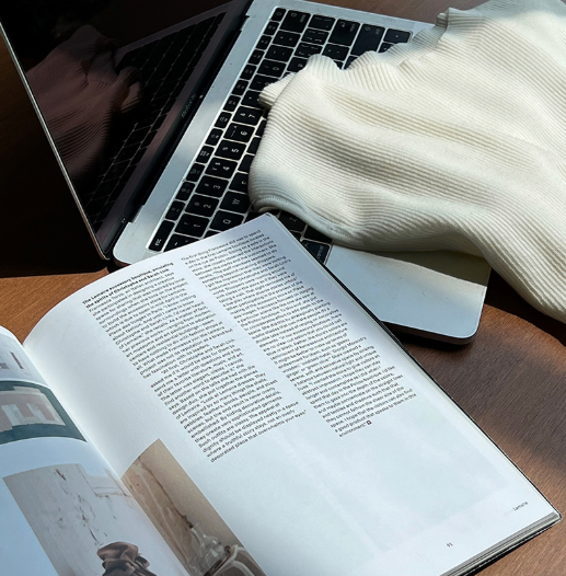 フレンチスリーブリブニットトップス