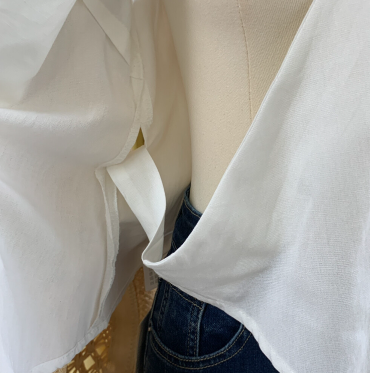 \ Limited Collection♡ /【即納】カジュアルラップシャツブラウス