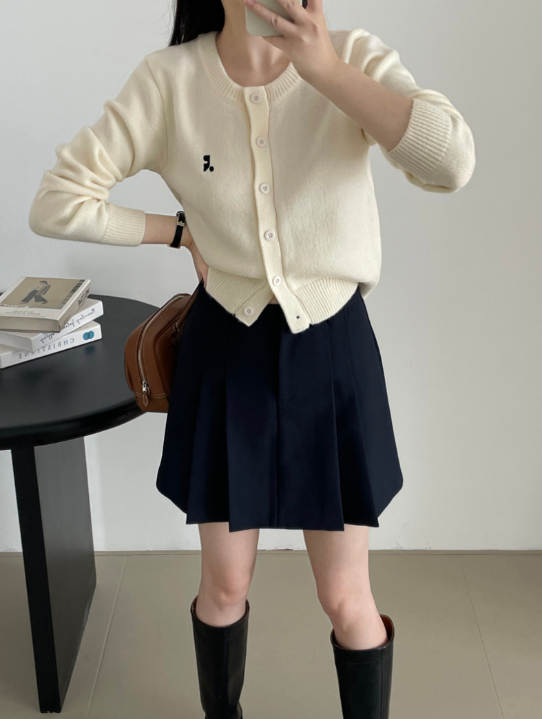 ハイウエストプリーツミニスカート