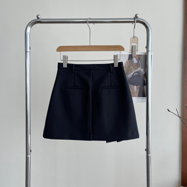 ハイウエストプリーツミニスカート