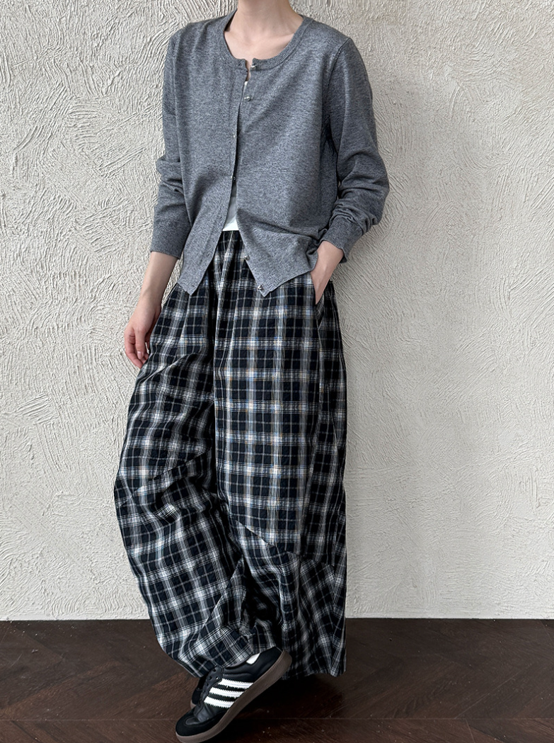 ハートボタンライトカーディガン