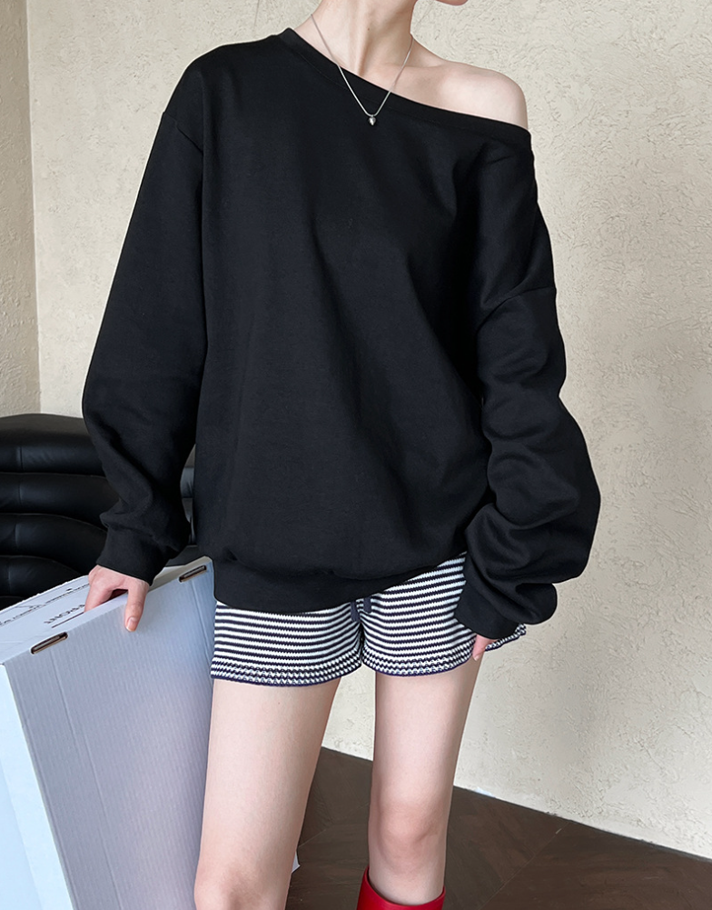 ワンショルスウェットトップス