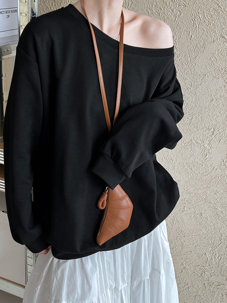 ワンショルスウェットトップス