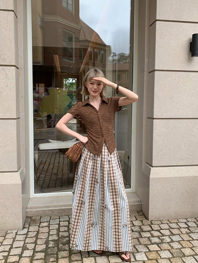 クロシェレース 半袖シャツ