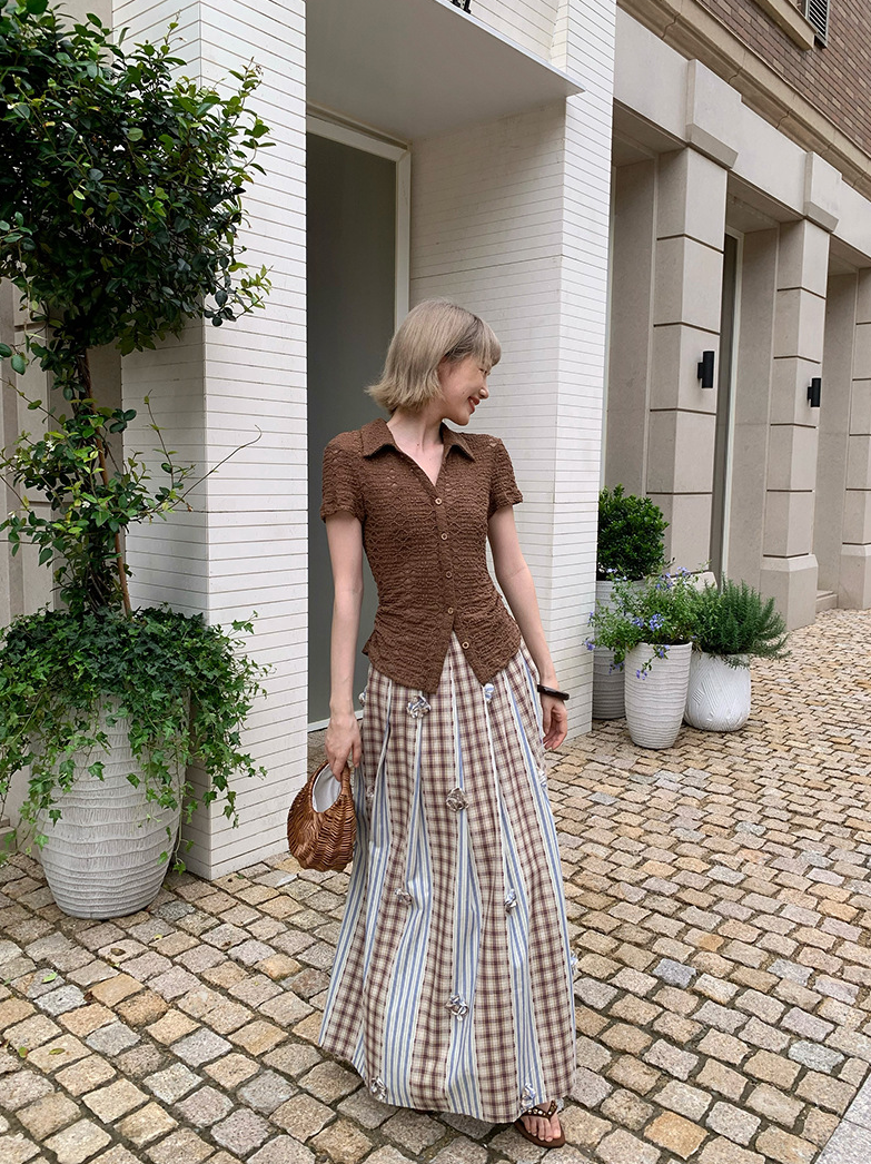 クロシェレース 半袖シャツ