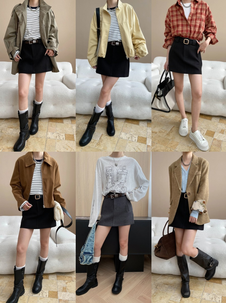 ハイウエストミニスカート