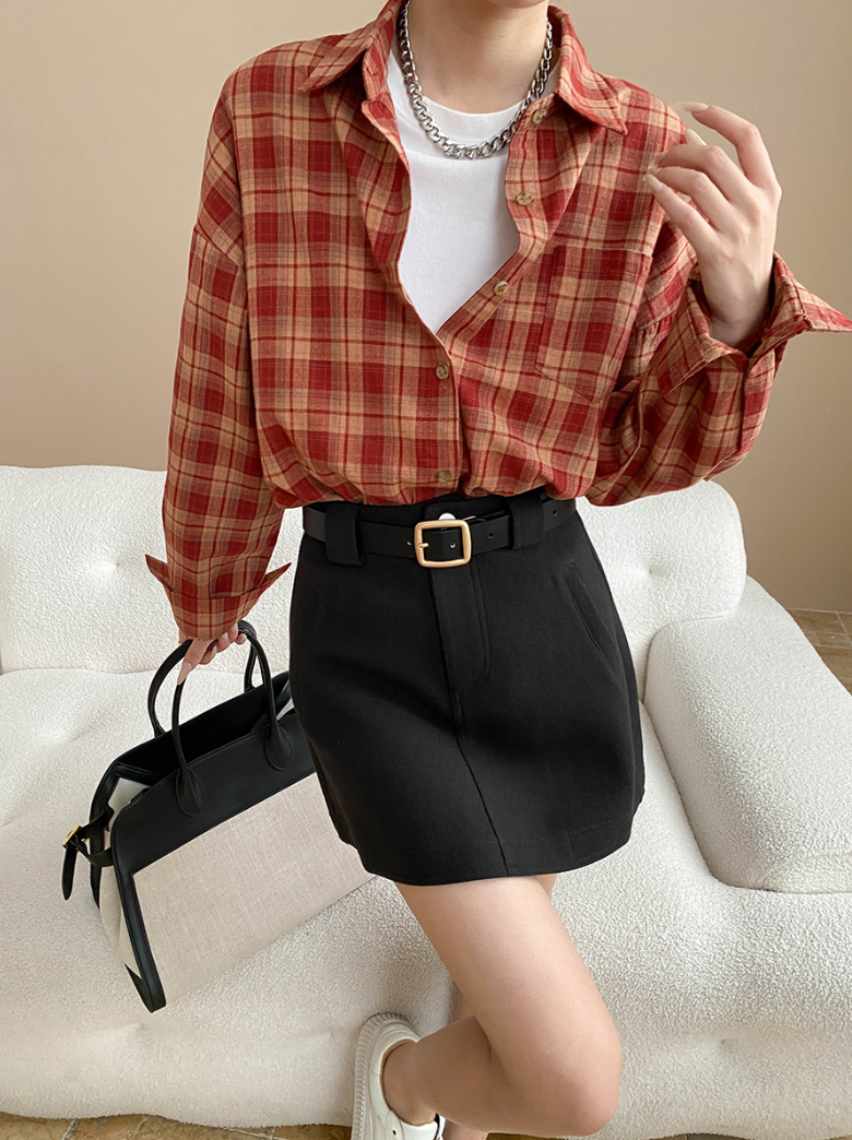 ハイウエストミニスカート