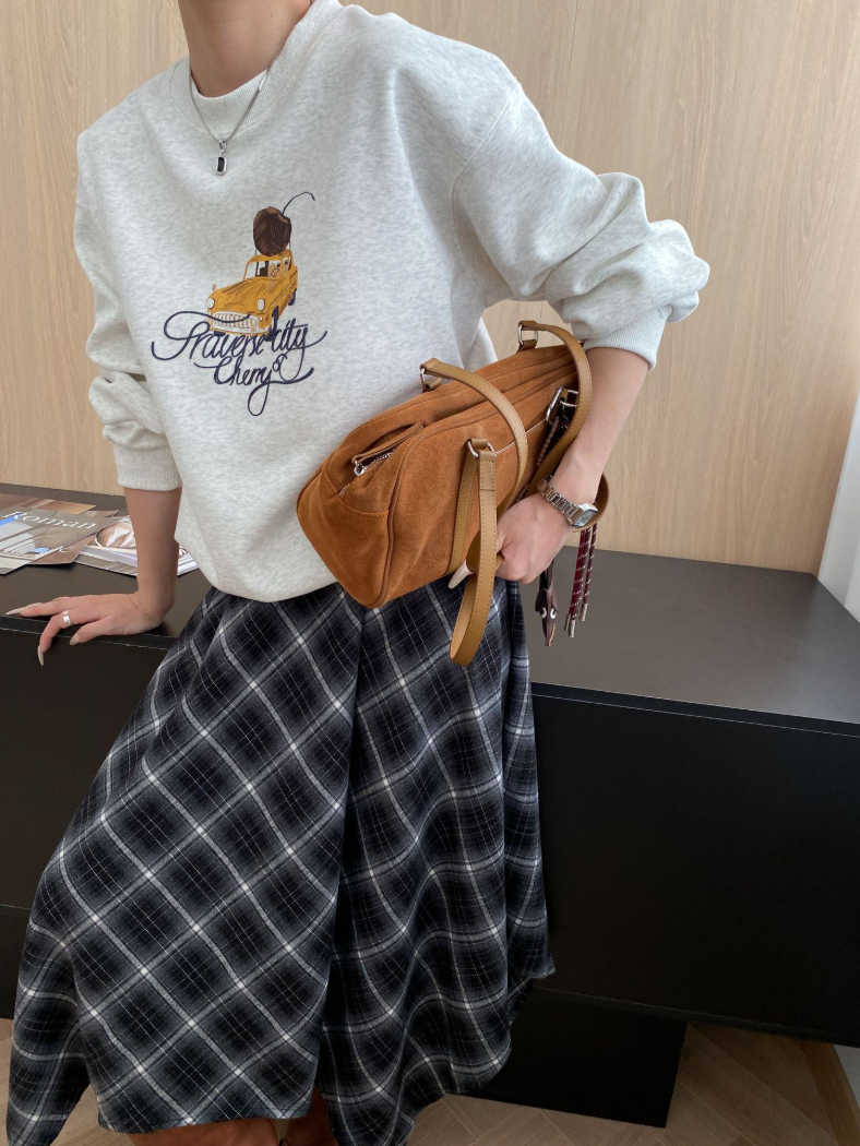 ヴィンテージ刺繍スウェットプルオーバー