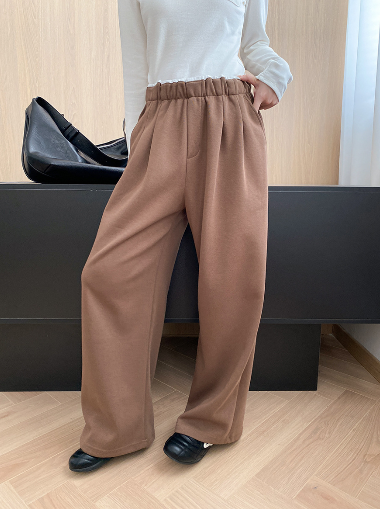 リラックスワイドスウェットパンツ