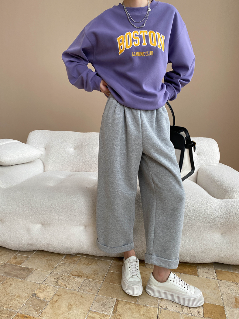 ボストンロゴオーバーサイズスウェット