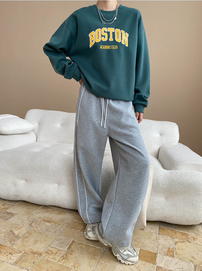 ボストンロゴオーバーサイズスウェット
