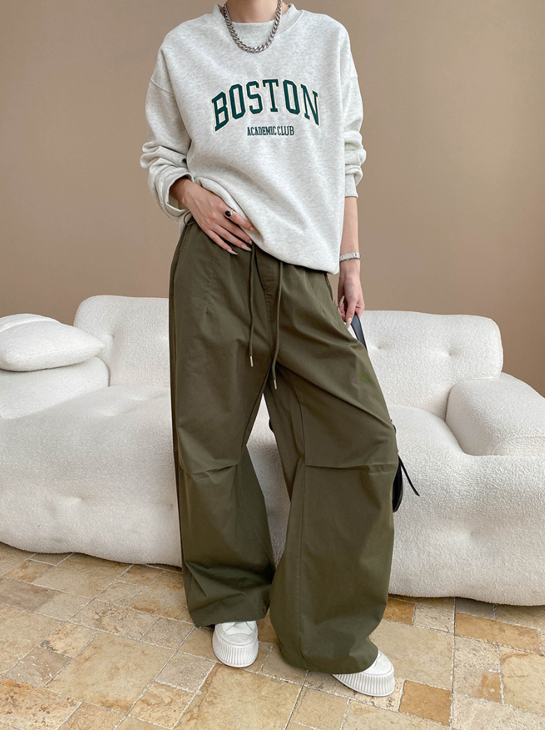 ボストンロゴオーバーサイズスウェット