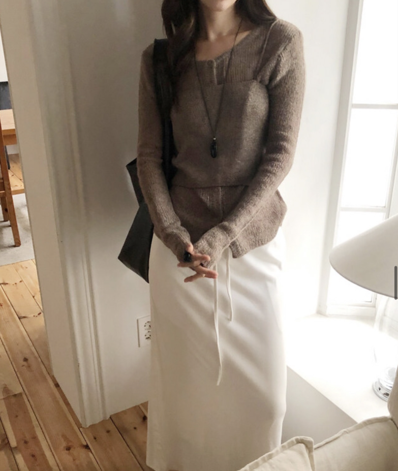 【即納】セミシアーカーデ×キャミソール セットトップス