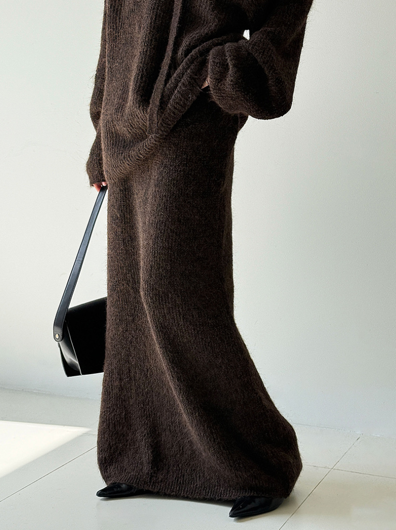 【即納】ルーズニットセットアップ