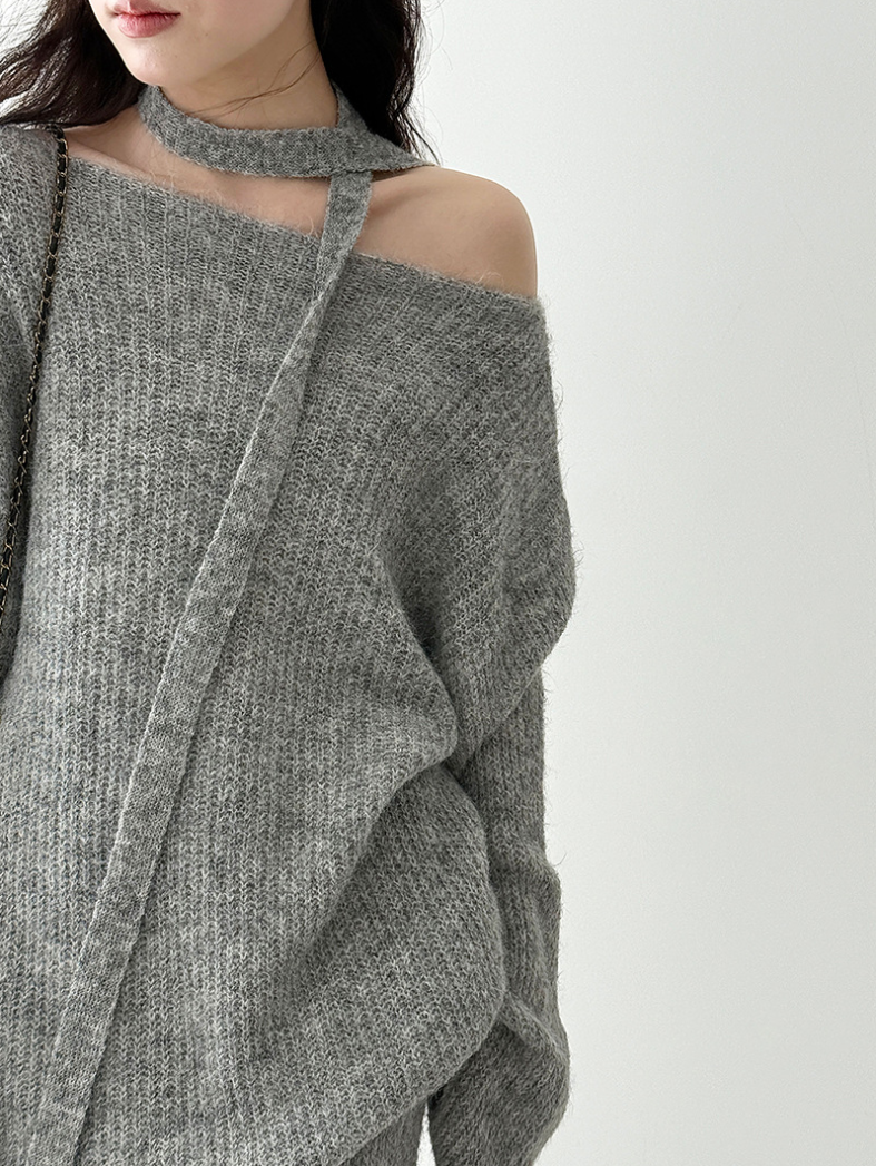 【一部即納】ルーズニットセットアップ