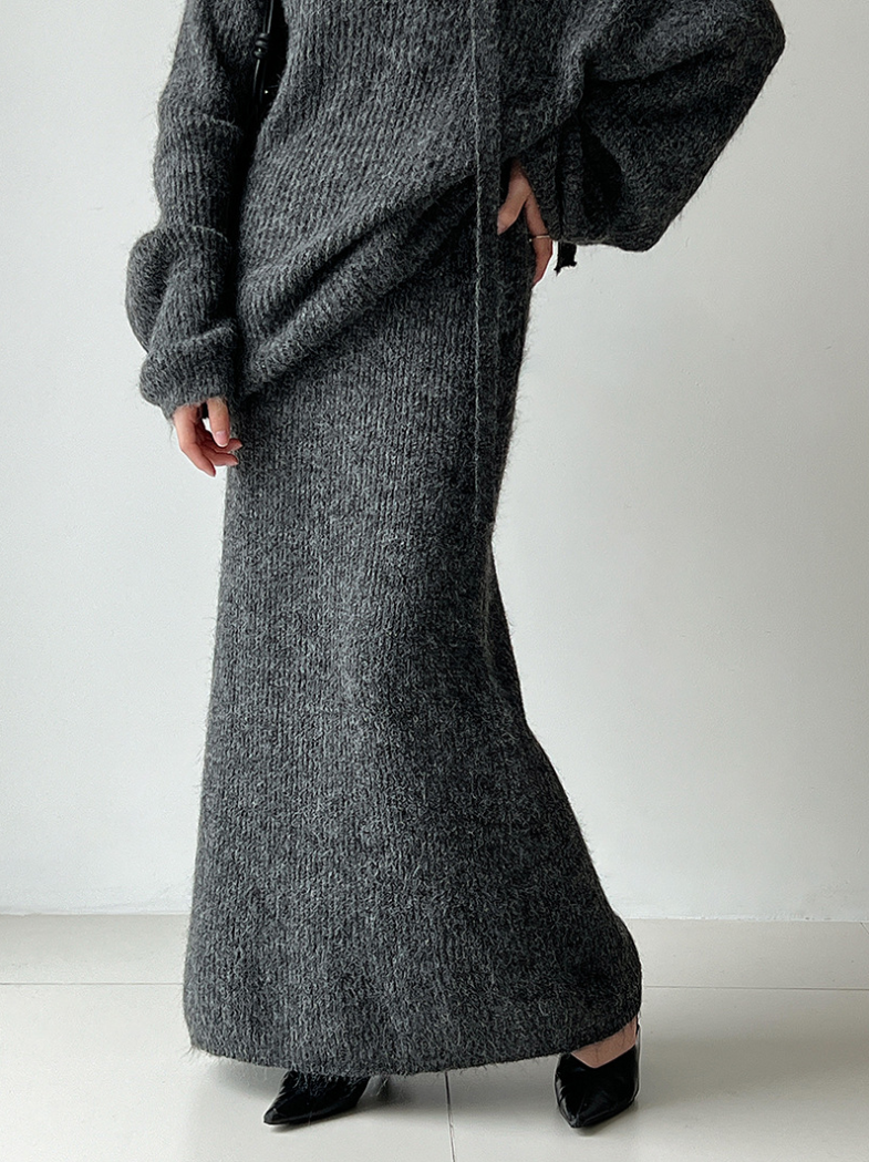 【一部即納】ルーズニットセットアップ