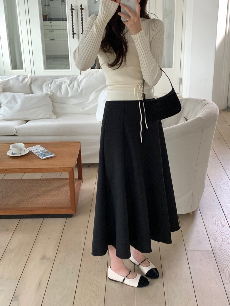 リブコンビウエストリボントップス