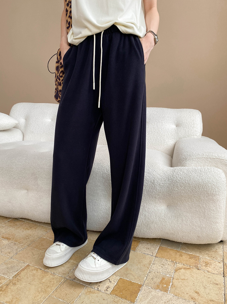 ドローストリングリラックスワイドパンツ