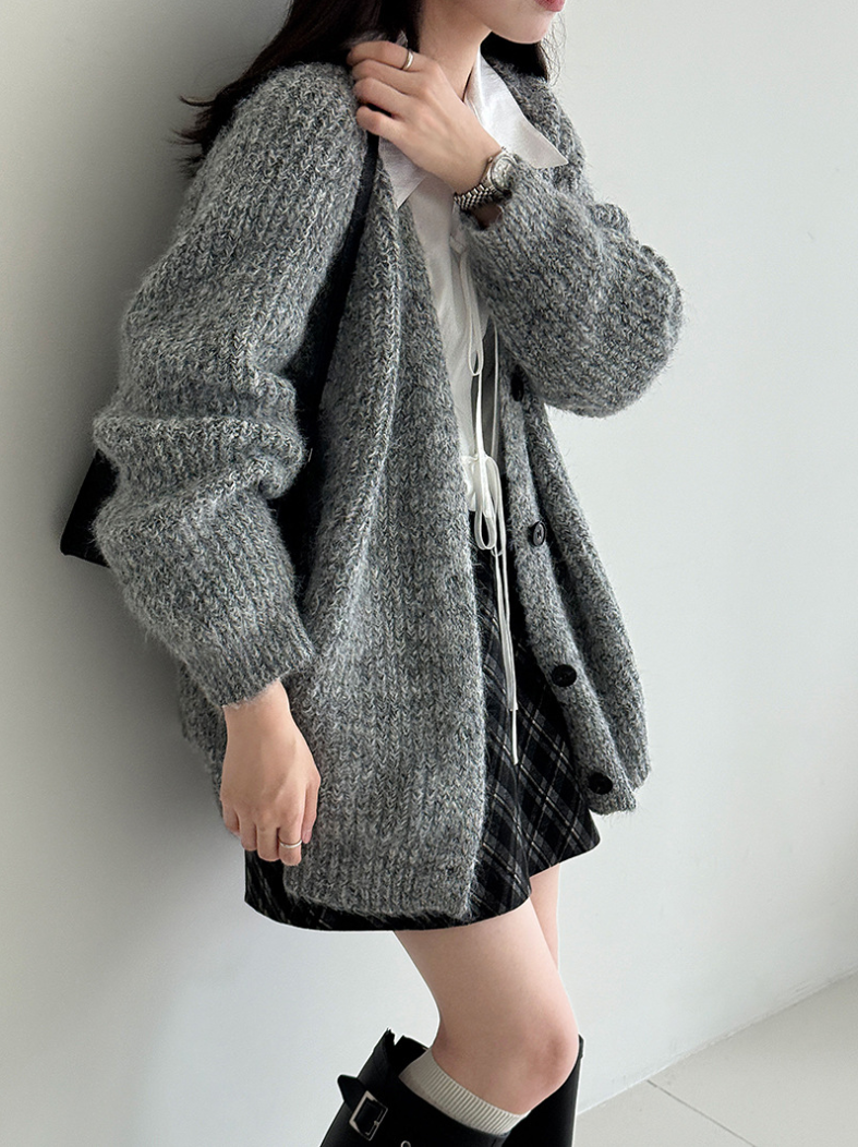 チェックAラインミニスカート