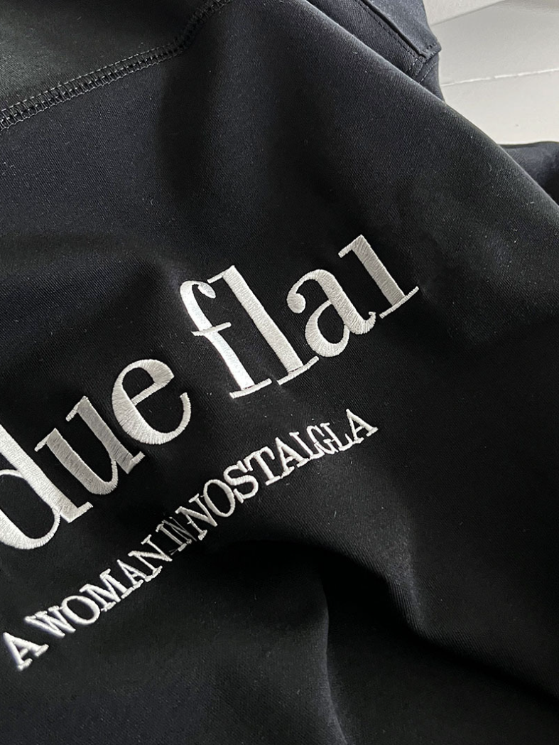 ロゴプリントオーバースウェット