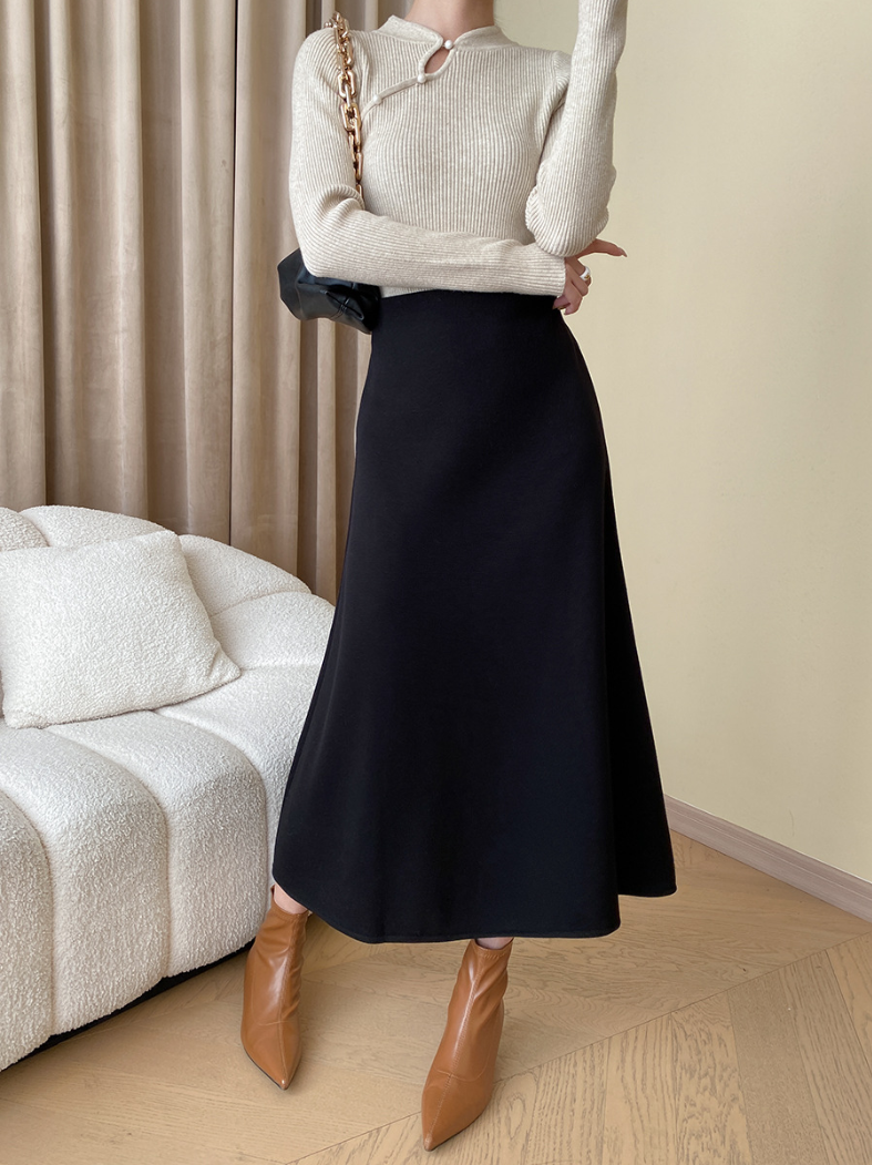 フリースAラインスカート