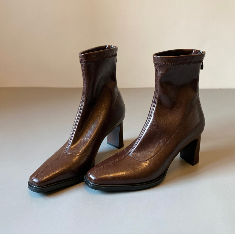 【11/7(金)PM12:00~販売START】フェイクレザーショートブーツ