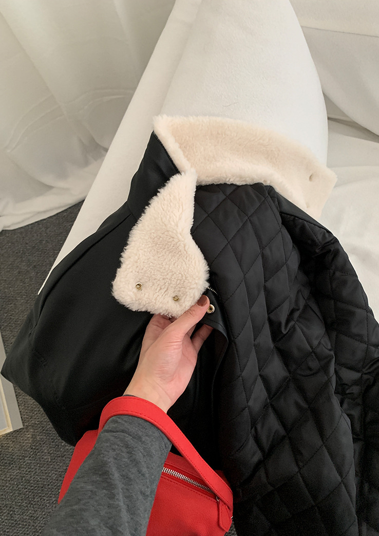 【11/7(金)PM12:00~販売START】ボアカラーフェイクレザーブルゾン