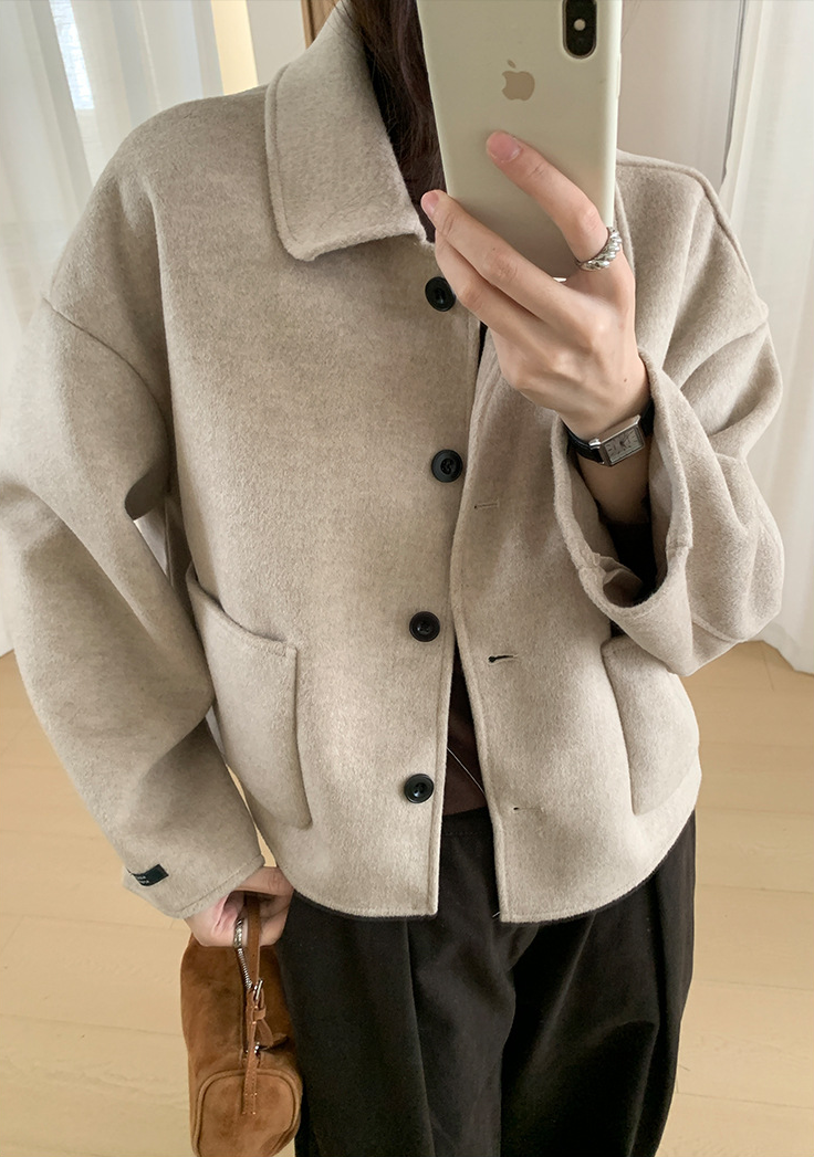 【11/7(金)PM12:00~販売START】ウールライクショートジャケット