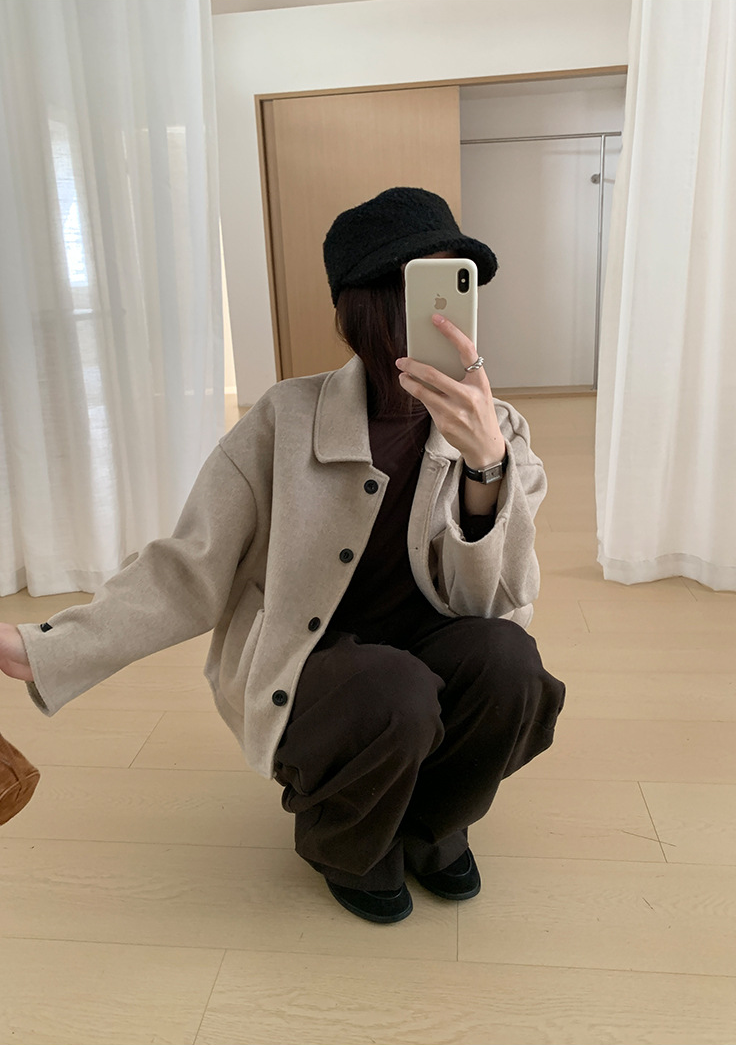 【11/7(金)PM12:00~販売START】ウールライクショートジャケット