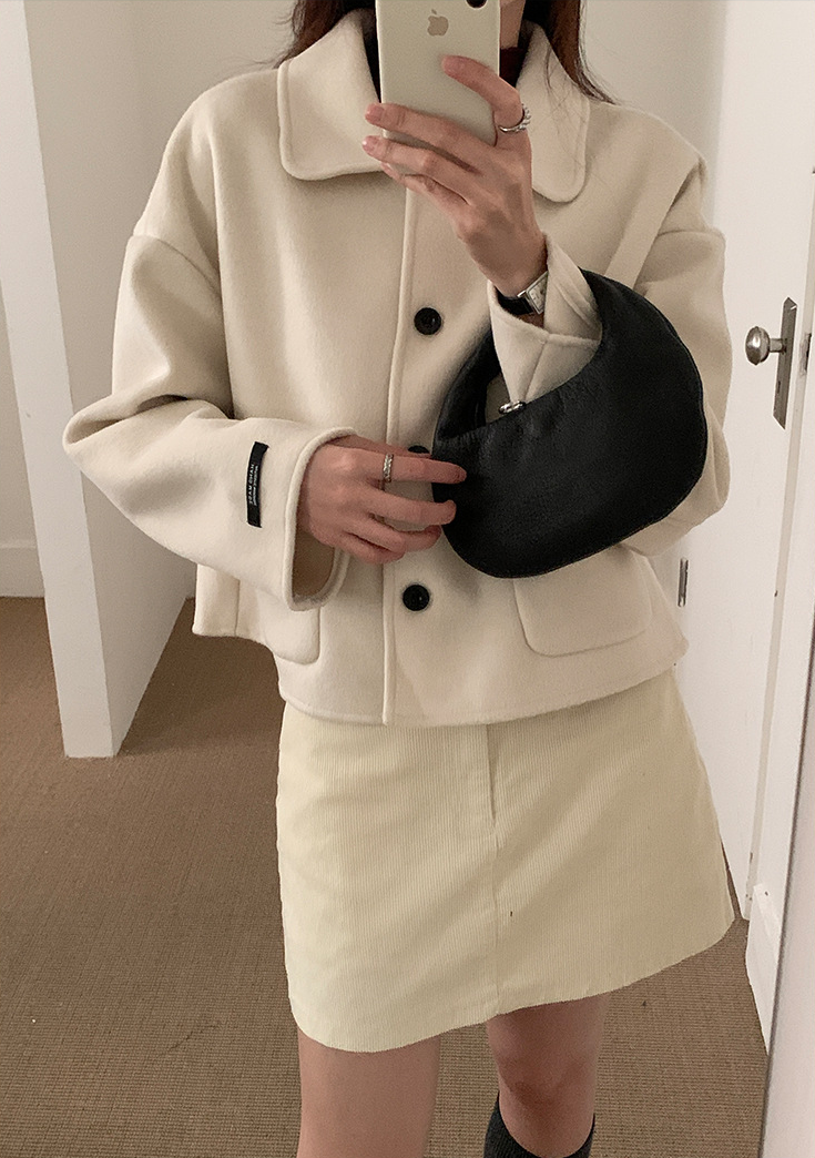 【11/7(金)PM12:00~販売START】ウールライクショートジャケット