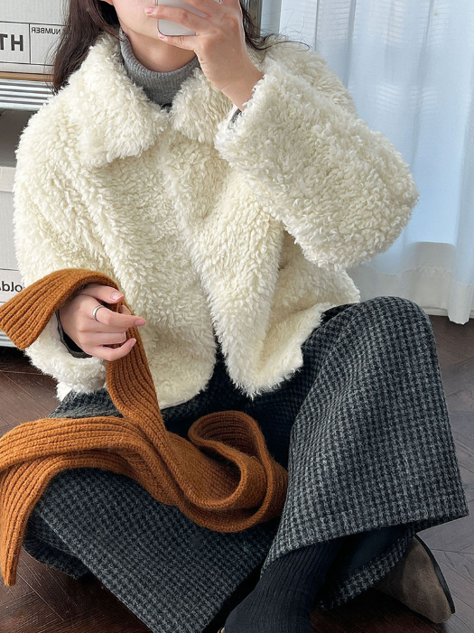 ボアシャギーショートジャケット