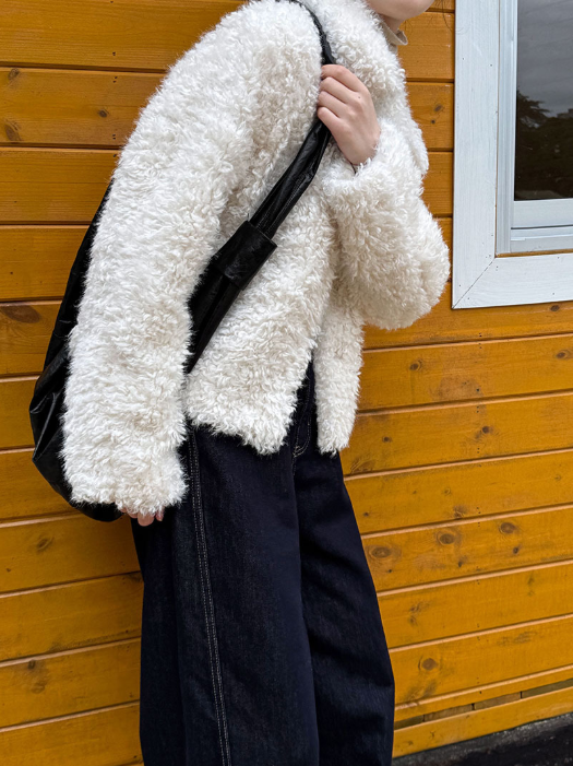 ボアシャギーショートジャケット