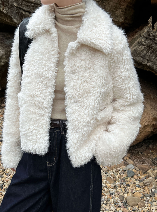 ボアシャギーショートジャケット