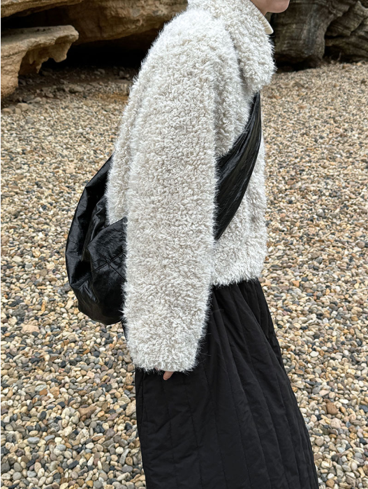 ボアシャギーショートジャケット