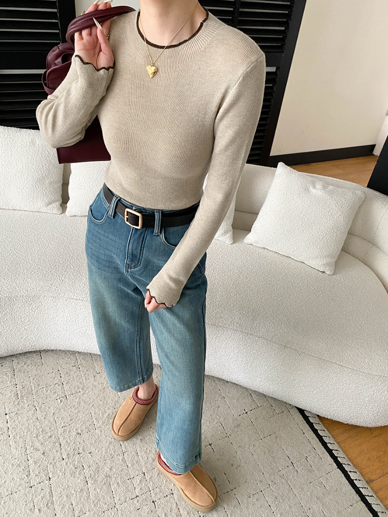 【11/28(金)PM12:00~販売START】コントラストメロウスリムニット