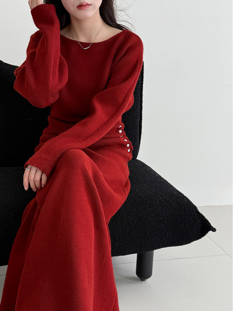 【11/28(金)PM12:00~販売START】ボタンディテールニットセットアップ