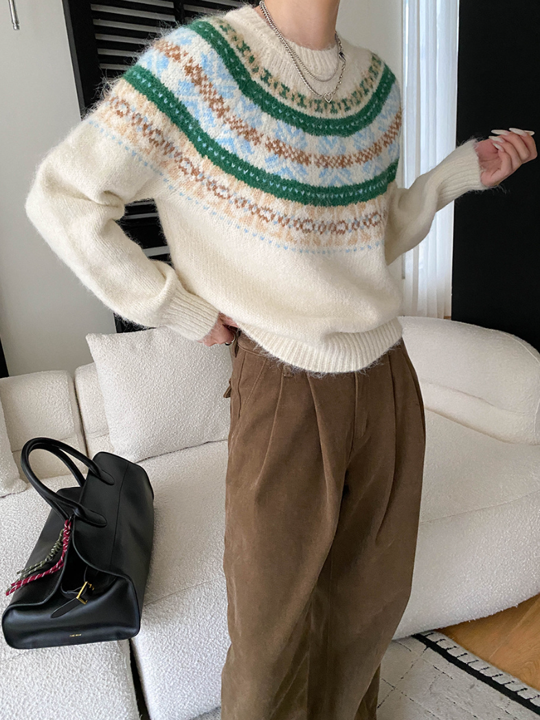 ノルディックニットプルオーバー