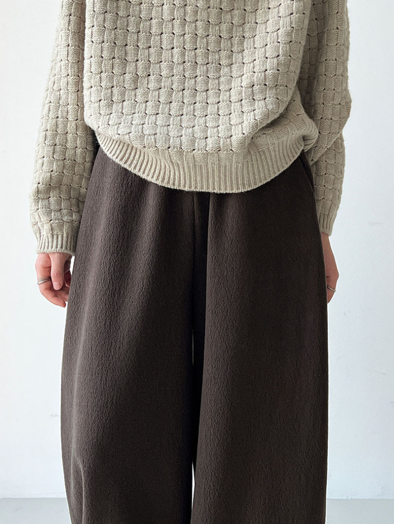 ボリュームワイドパンツ