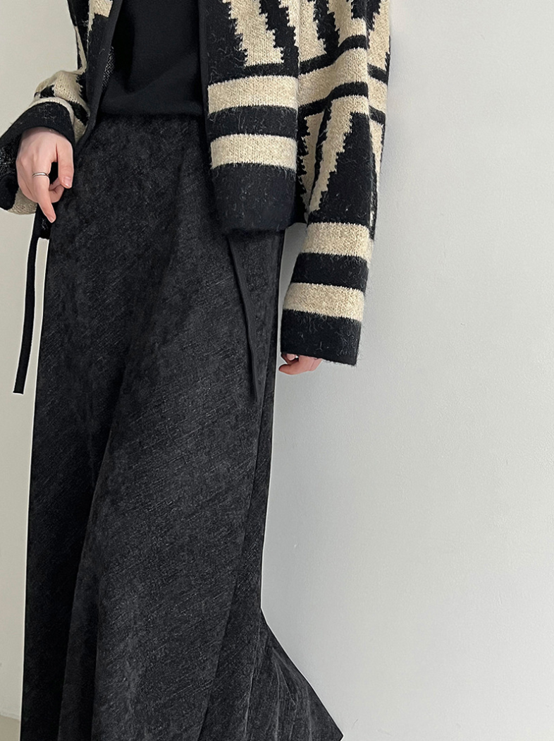 フロストタッチAラインロングスカート