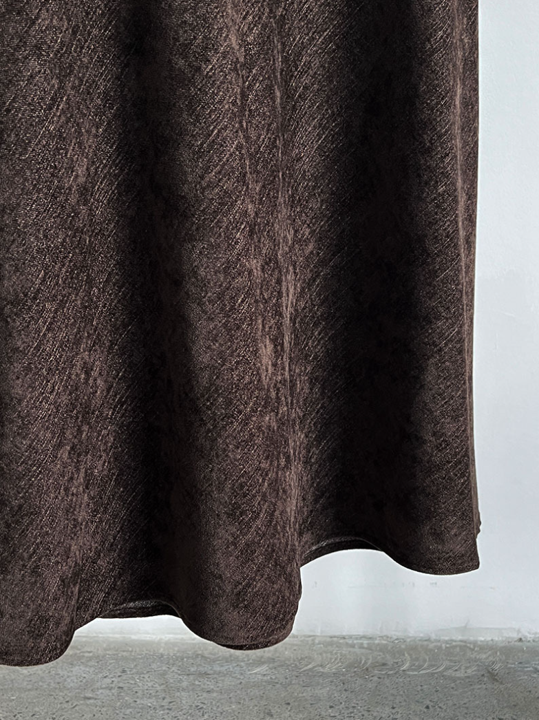 フロストタッチAラインロングスカート