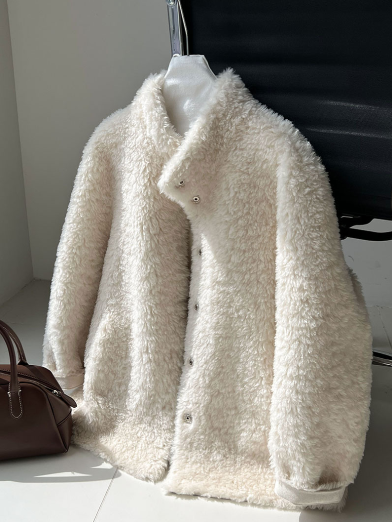 ボアタッチフェイクムートンジャケット