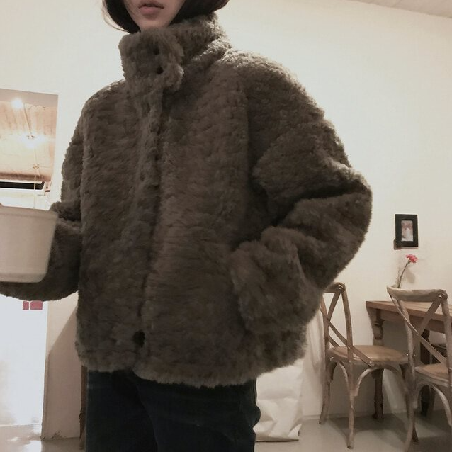 プードルジャケットコート