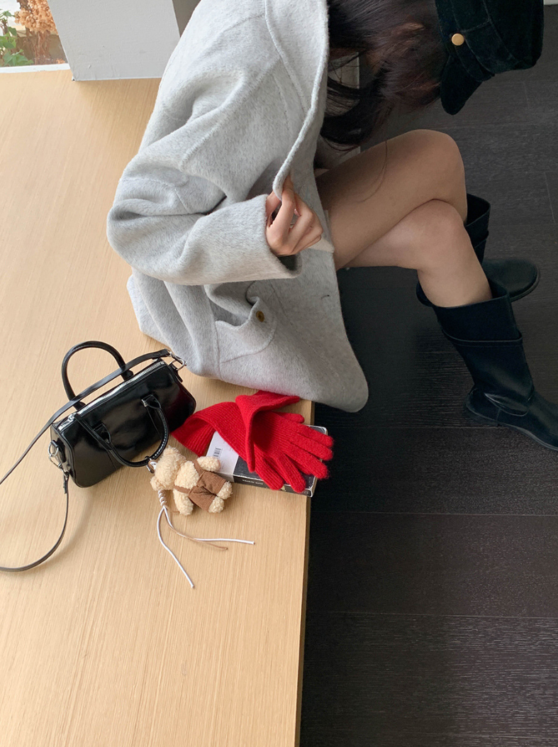 【12/19(金)PM12:00~販売START】クラシックスタンドネックウールハーフコート