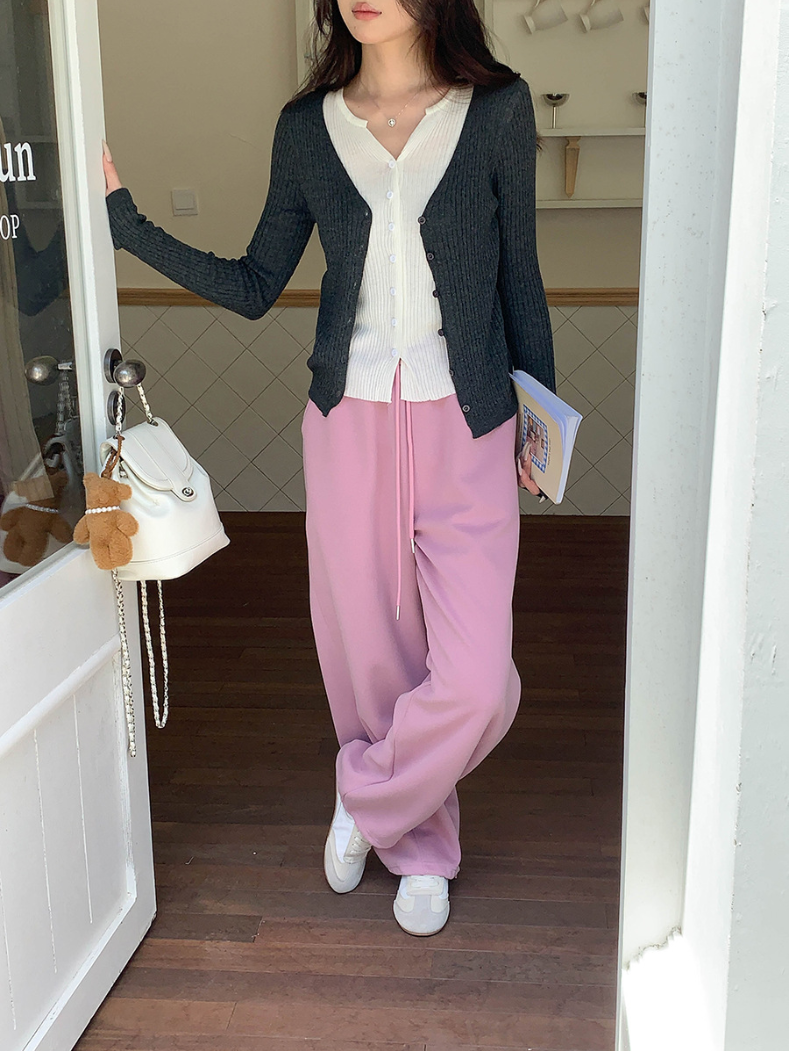 【一部即納】レイヤードデザインリブニット