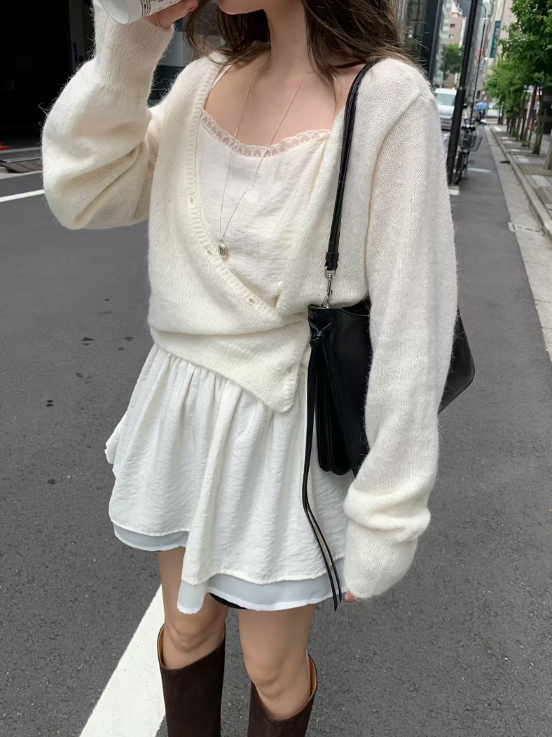 Set fair対象 | 27日(金)0:00~【即納】ソフトエアリーニットカーディガン