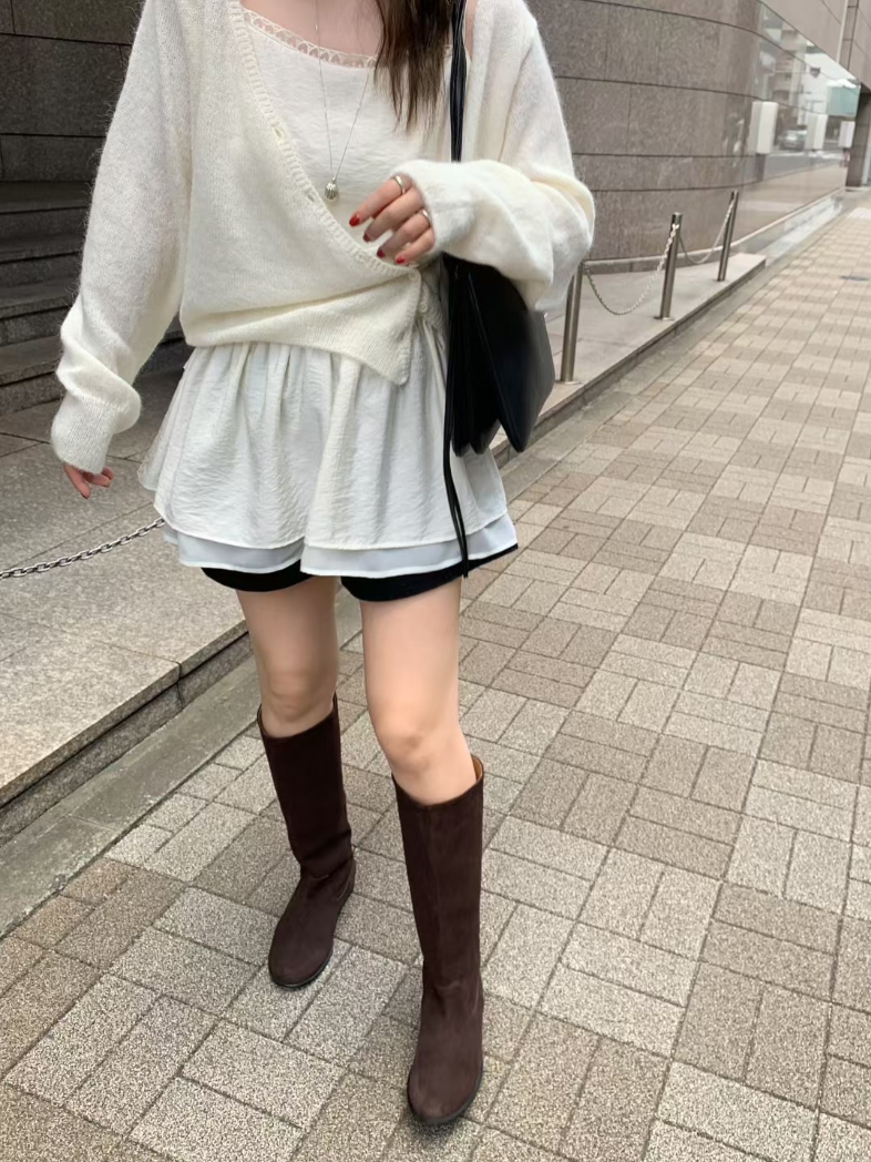 Set fair対象 | 27日(金)0:00~【即納】ソフトエアリーニットカーディガン