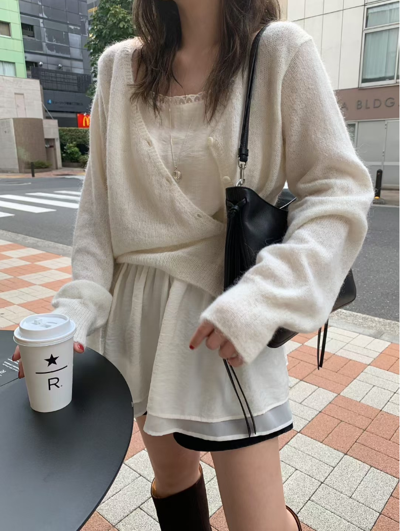 Set fair対象 | 27日(金)0:00~【即納】ソフトエアリーニットカーディガン