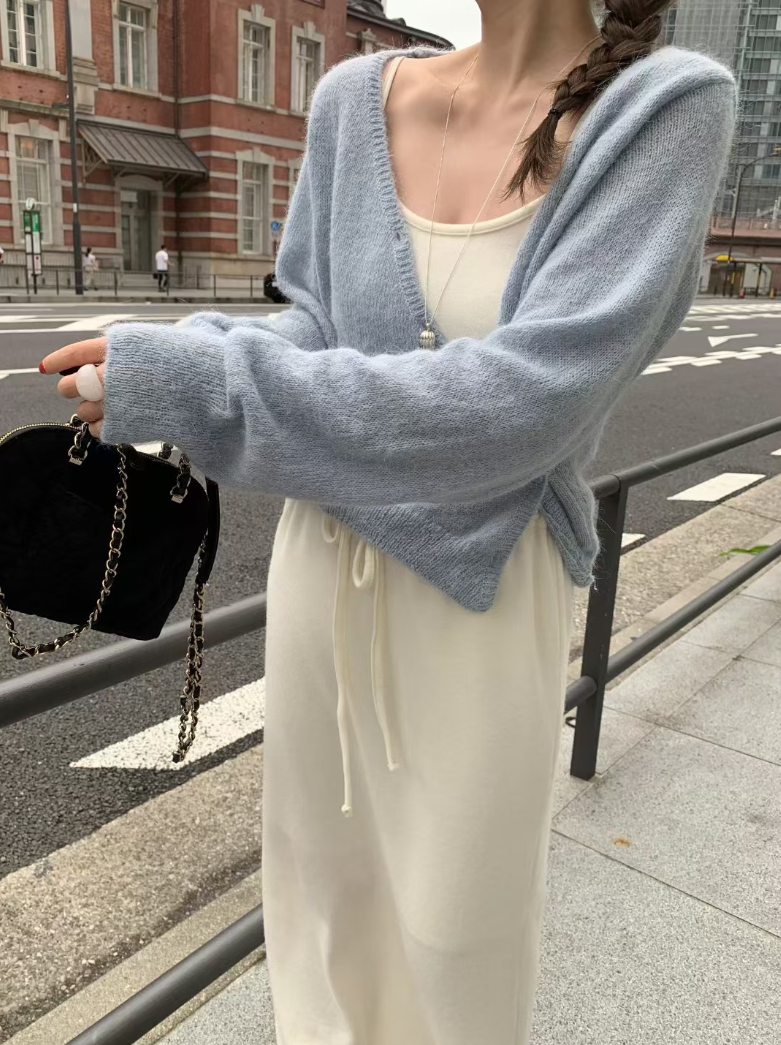 Set fair対象 | 27日(金)0:00~【即納】ソフトエアリーニットカーディガン