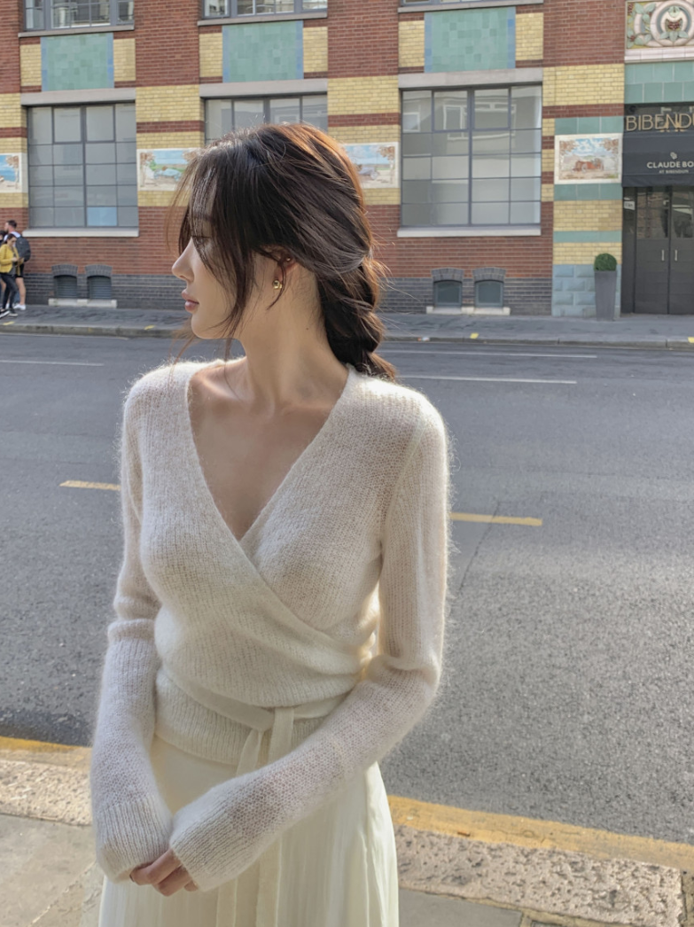 【即納】カシュクールシアーニット