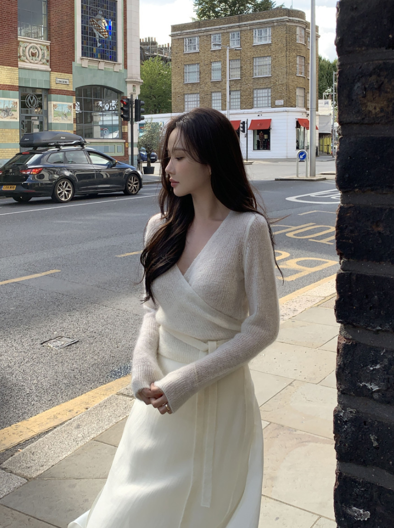 【即納】カシュクールシアーニット